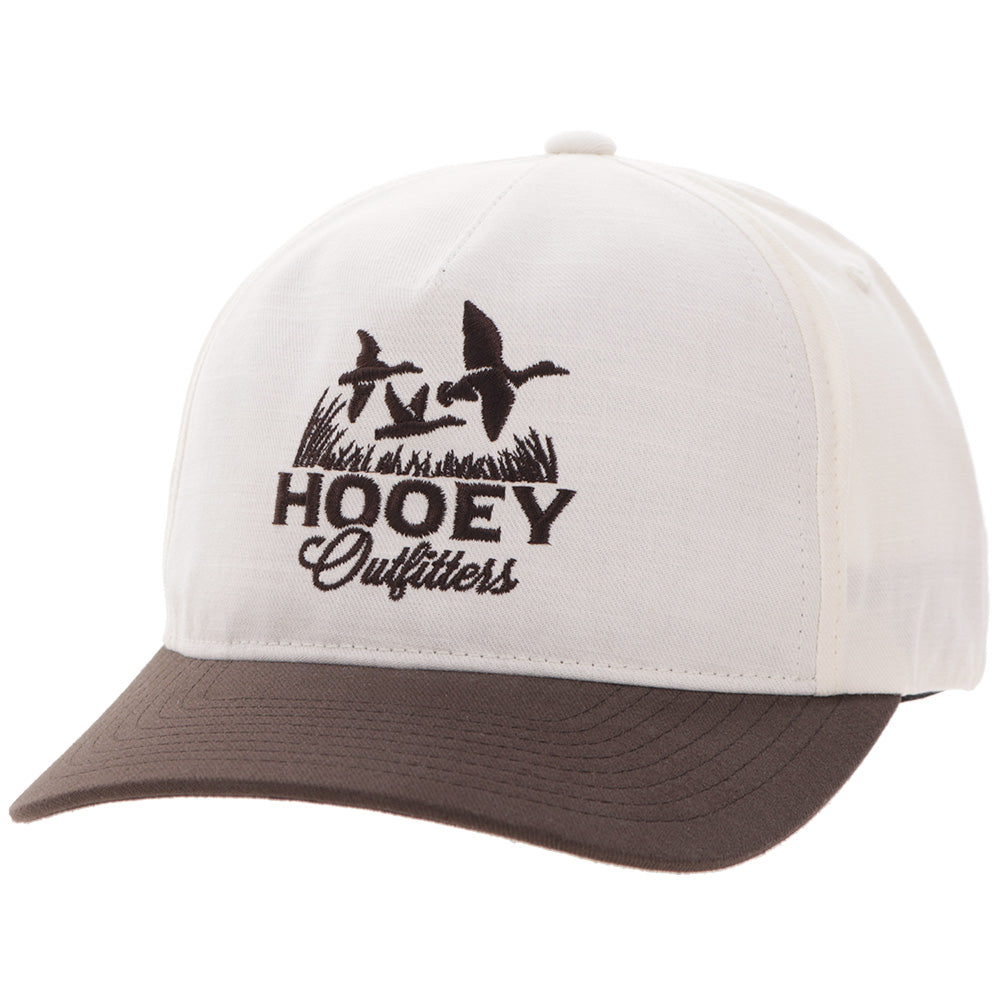 "Decoy" Hat Cream w/ Brown Logo