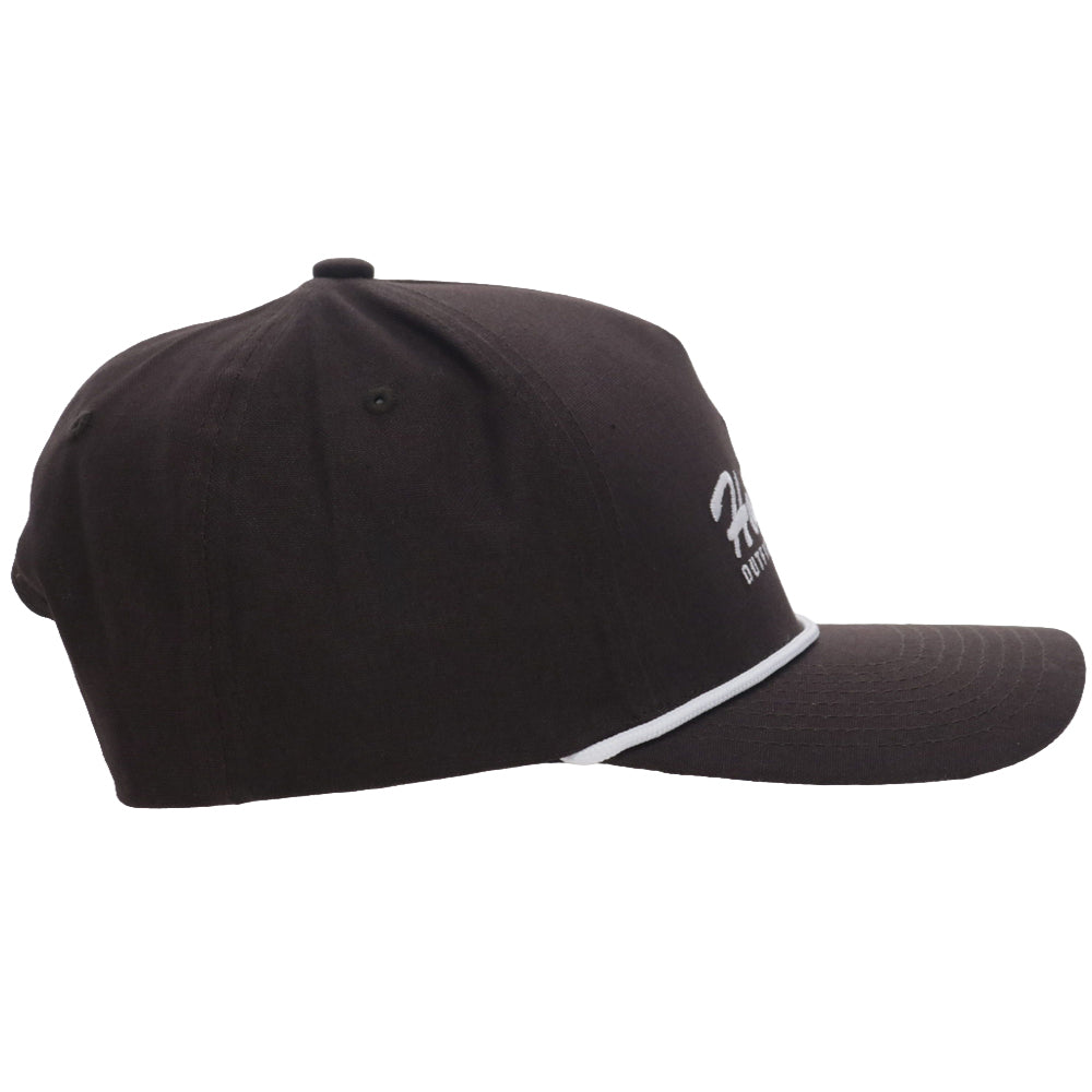 Bass 5-Panel Full Surround Snapback Hat Brown