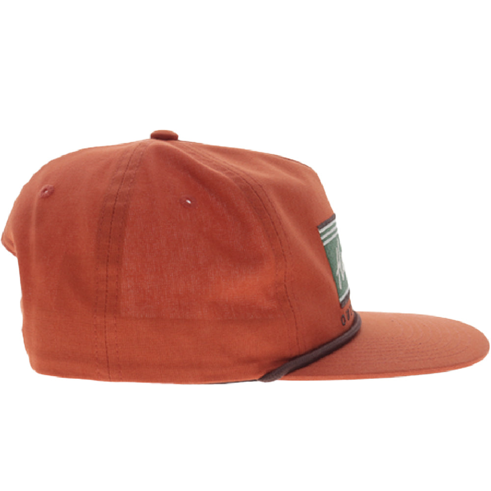 Carrizo 5-Panel Full Surround Hat Orange