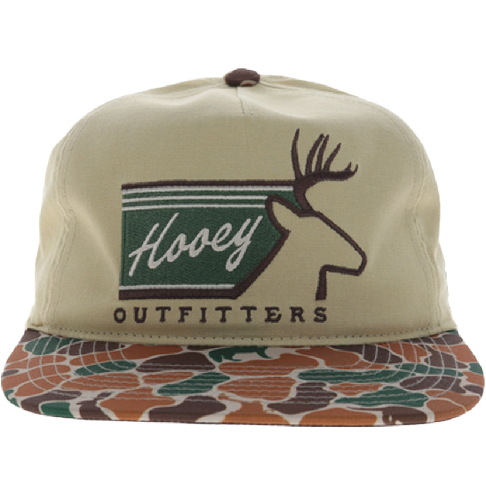Carrizo 5-Panel Full Surround Hat Tan/Camo