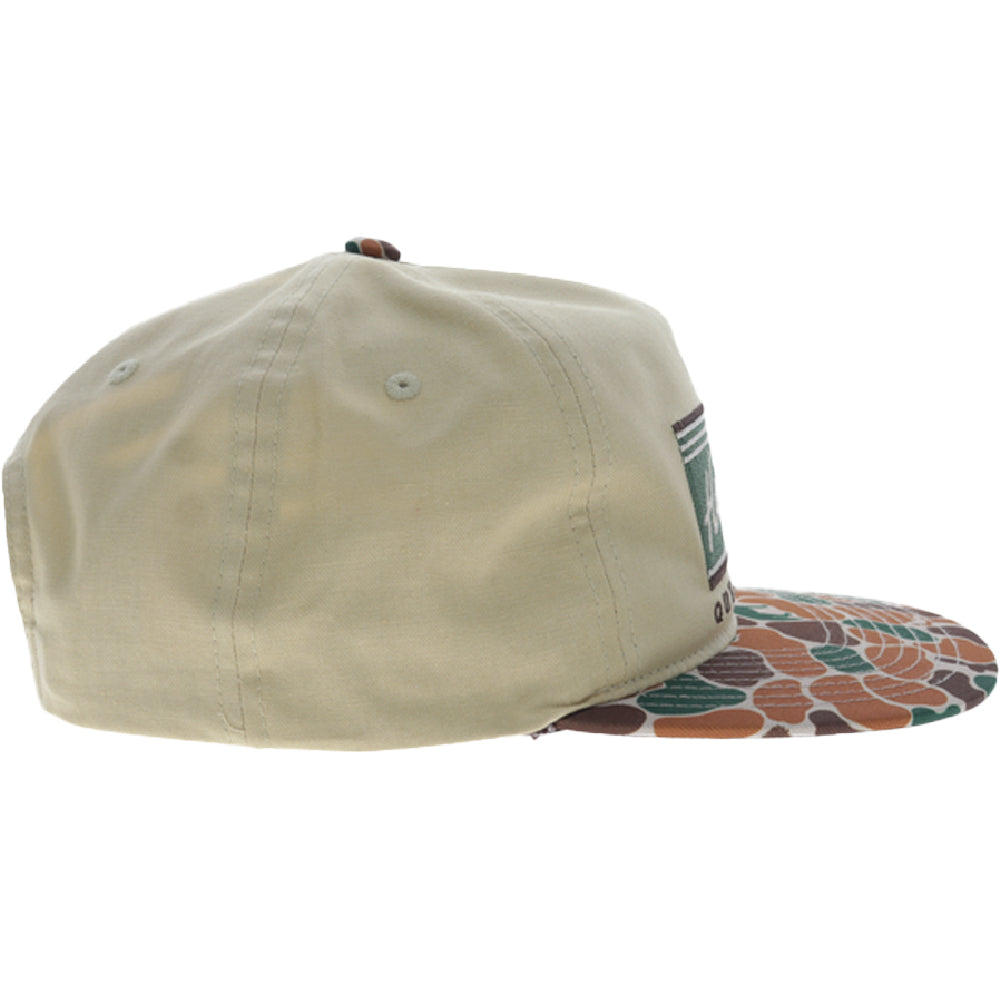 Carrizo 5-Panel Full Surround Hat Tan/Camo