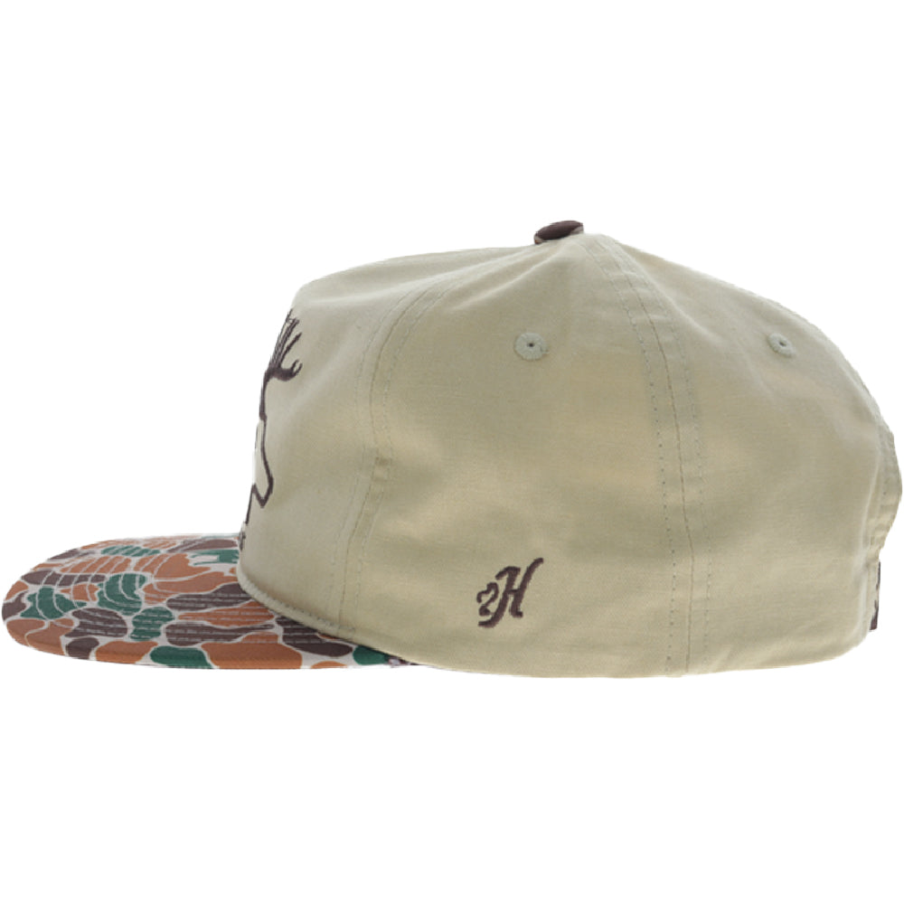 Carrizo 5-Panel Full Surround Hat Tan/Camo