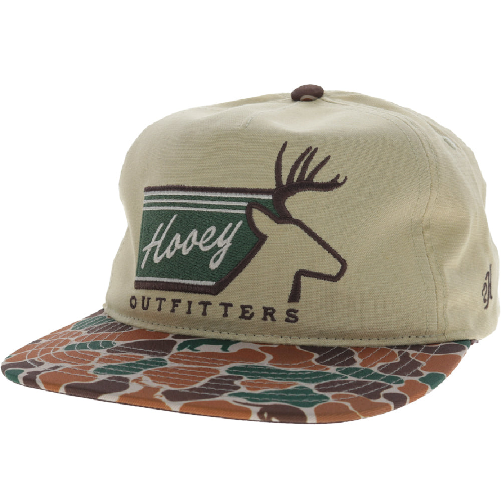 Carrizo 5-Panel Full Surround Hat Tan/Camo