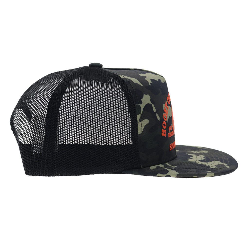 Sportsman 5-Panel Trucker Snapback Hat Camo