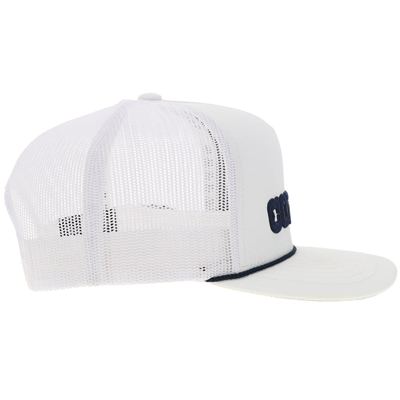 right side of white Dallas Cowboys x Hooey hat