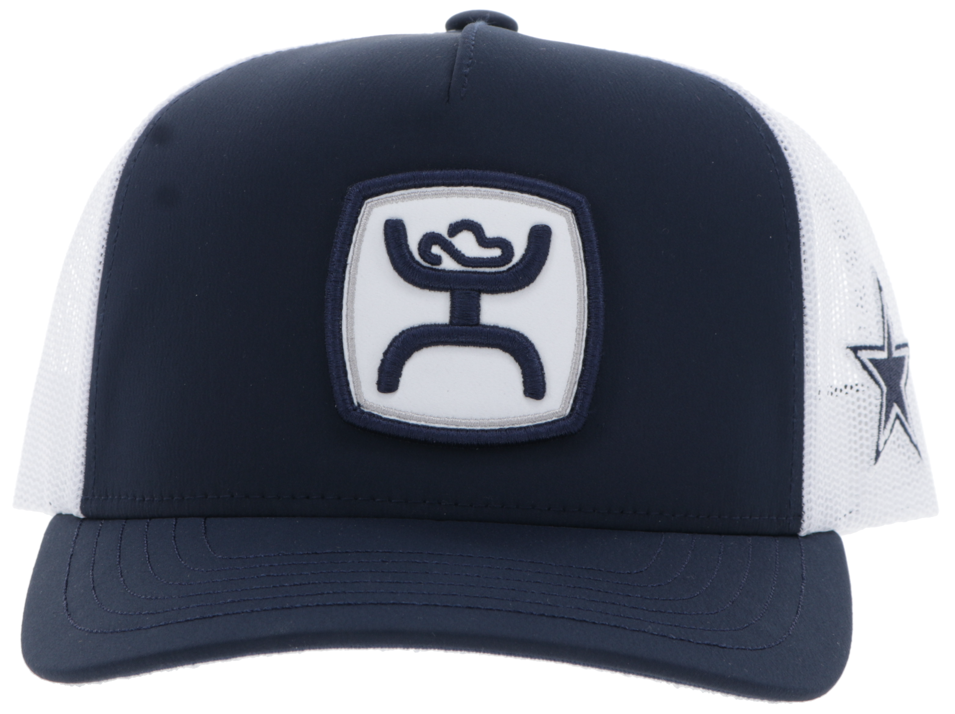 "Dallas Cowboys" Hat Navy/White w/Hooey Patch