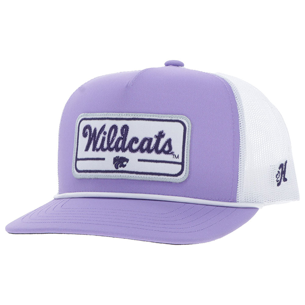 Kansas State University Hat Lavender/White w/Wildcats Patch