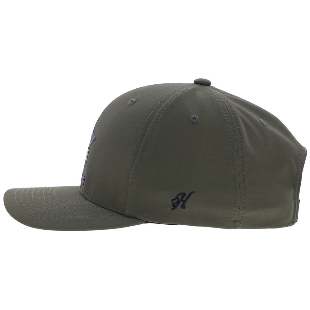 US Army Hat Green w/Black Logo