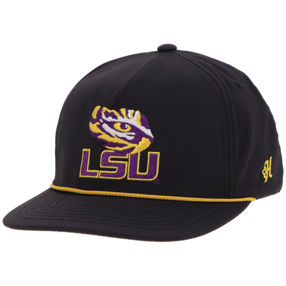 "Louisiana State University" Hat Black w/Tiger Logo