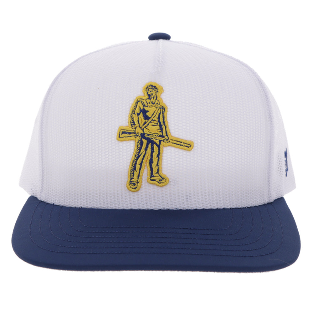 West Virginia University Hat White w/ Mountaineer Logo