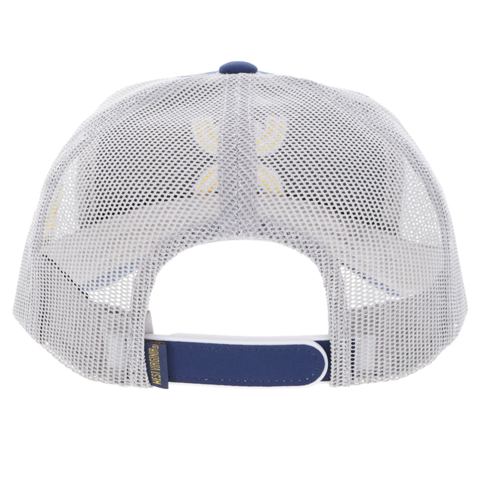 West Virginia University Hat Blue & Grey w/ Hooey Logo