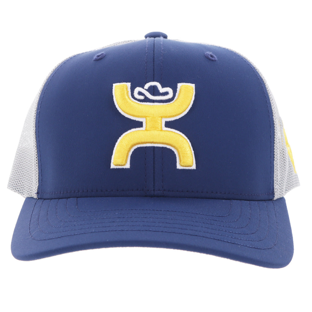West Virginia University Hat Blue & Grey w/ Hooey Logo