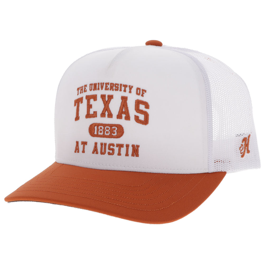 "University Of Texas" Hat White w/Orange Logo