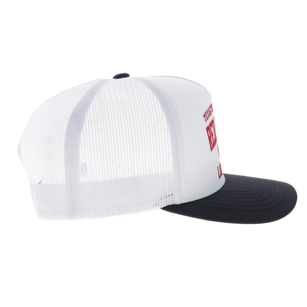 Texas Tech Hat White w/Black Bill