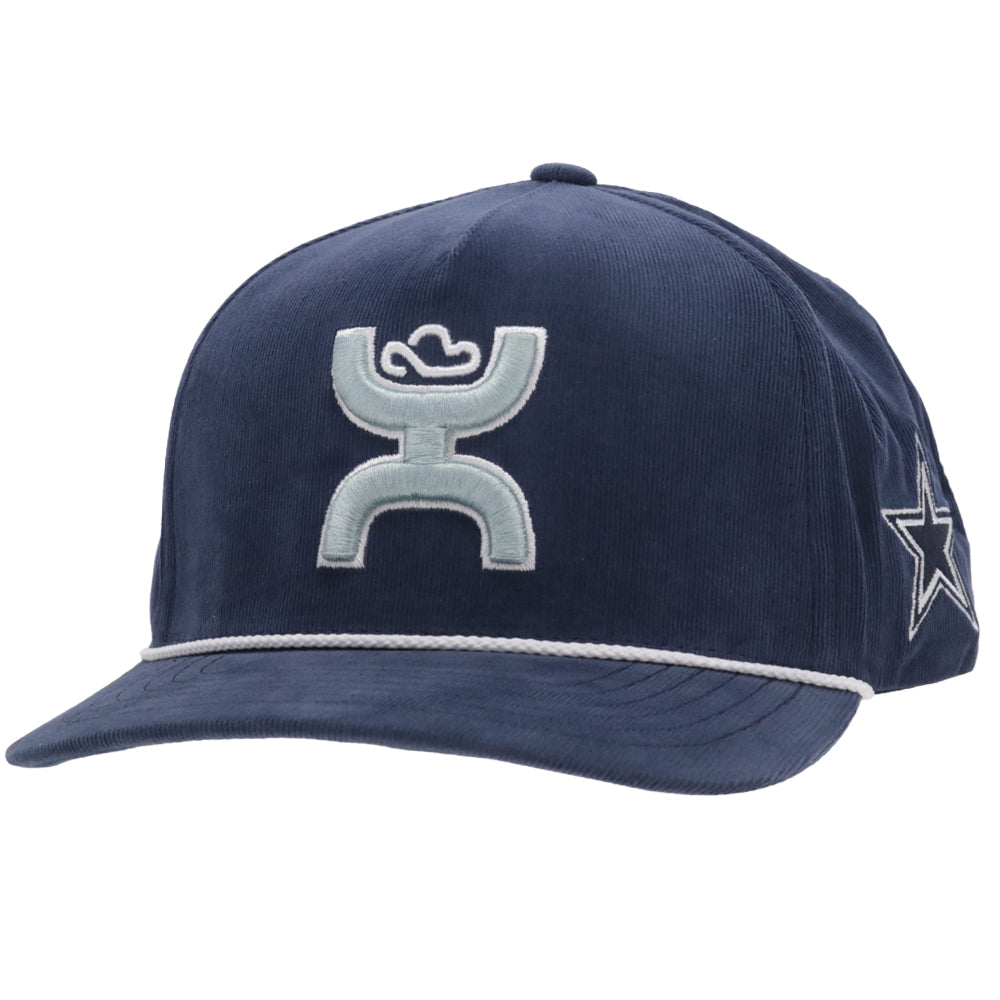 Dallas Cowboys 5-Panel Full Surround Snapback Hat Corduroy Navy