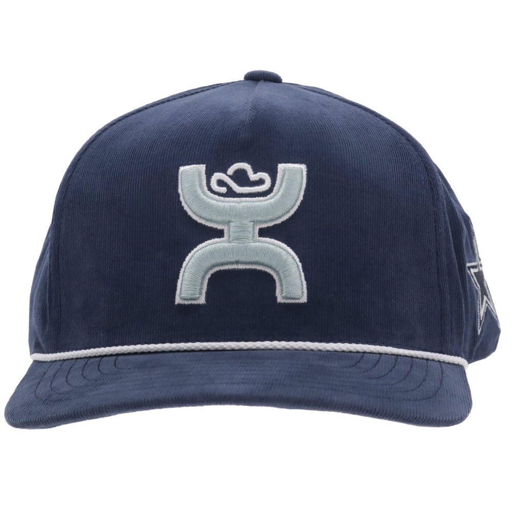 Dallas Cowboys 5-Panel Full Surround Snapback Hat Corduroy Navy