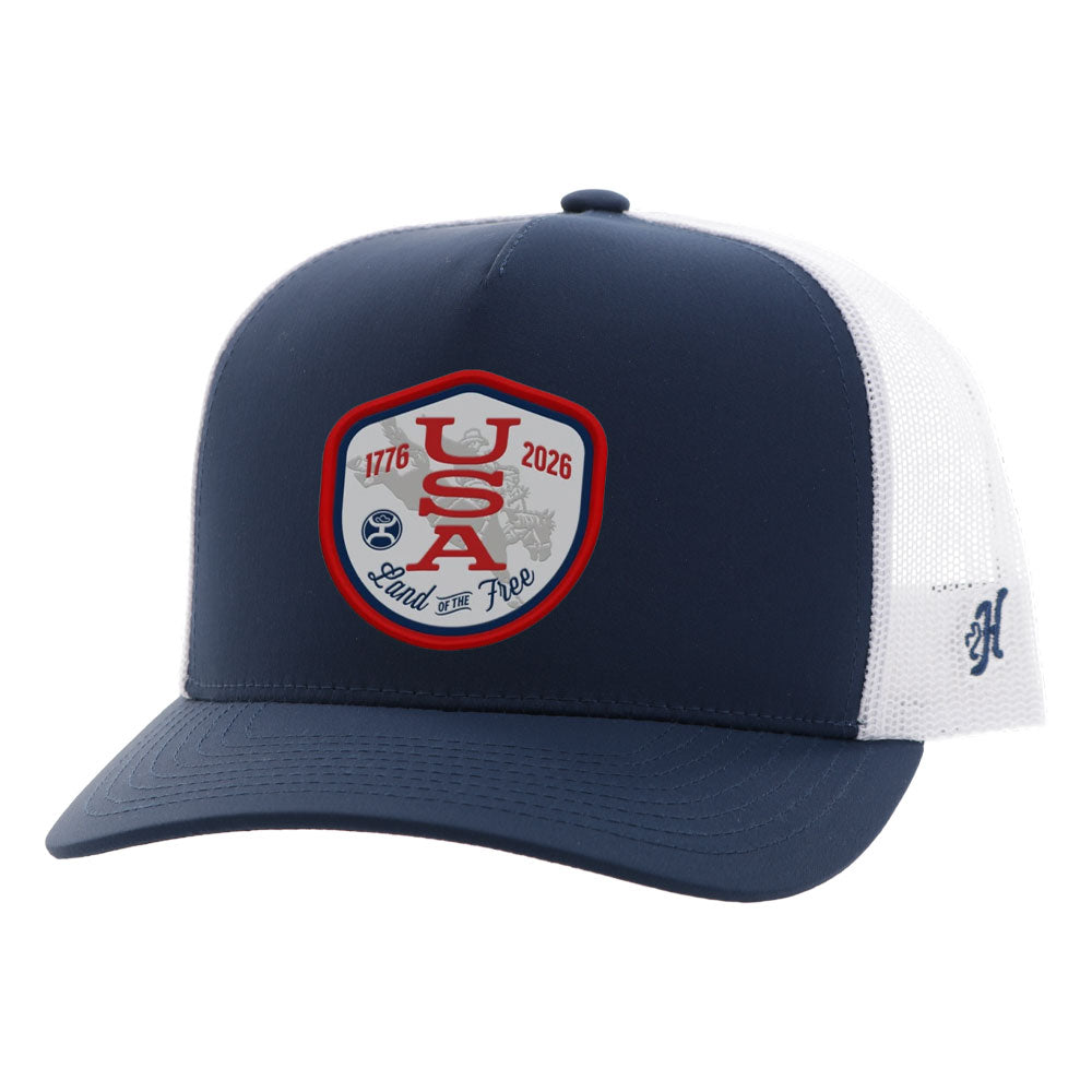Hooey Limited Edition Americana Hat Navy/White Hybrid Bill 5-Panel