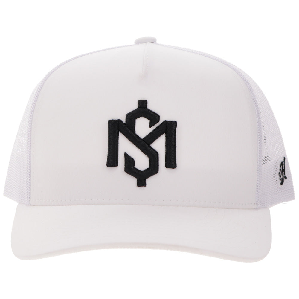"Shad Money Mayfield " Hat White w/Black Logo