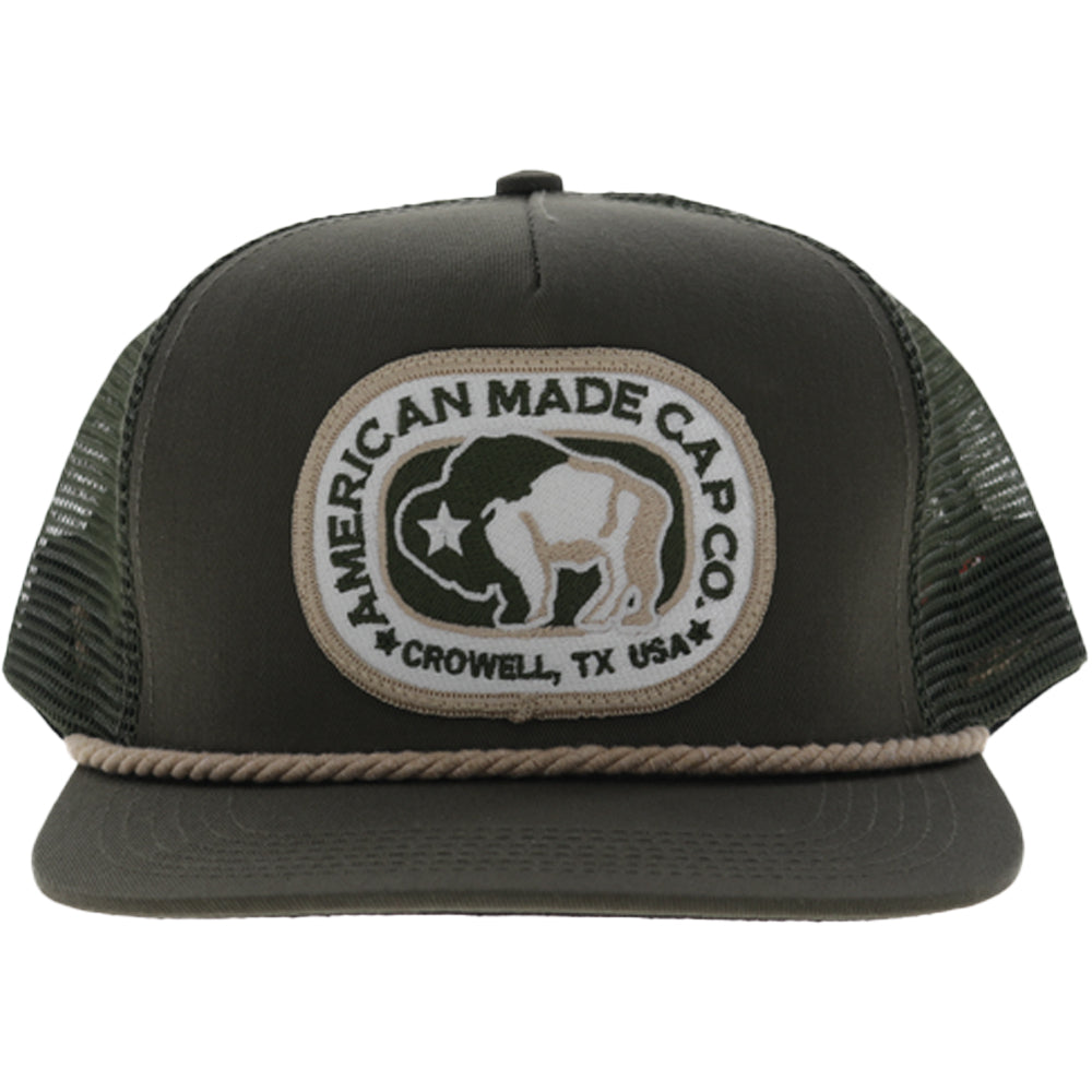 AMCC 5-Panel Trucker Snapback Hat Green