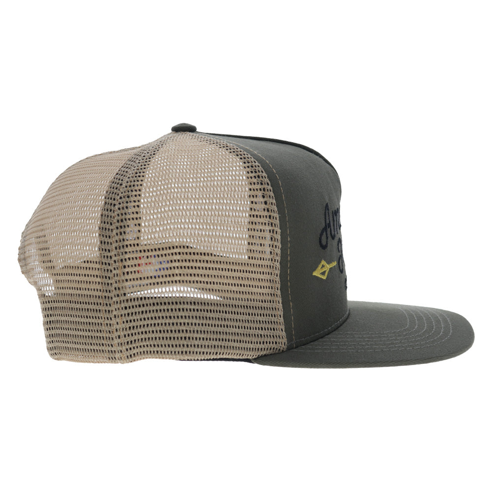 AMCC 5-Panel Trucker Snapback Hat Green/Tan