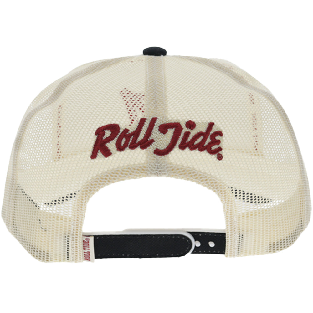University Of Alabama 5-Panel Trucker Snapback Hat Cream/Black