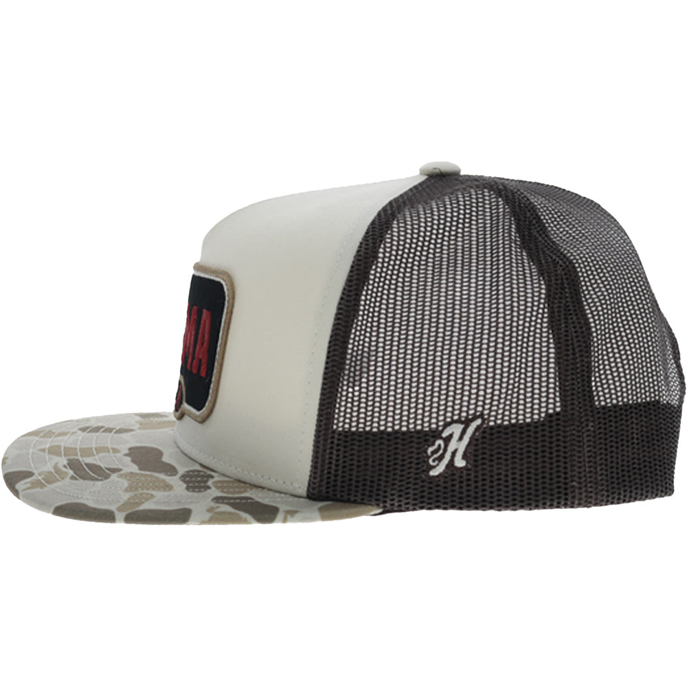 University Of Alabama 5-Panel Trucker Snapback Hat Cream/Camo