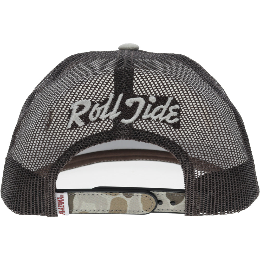 University Of Alabama 5-Panel Trucker Snapback Hat Cream/Camo