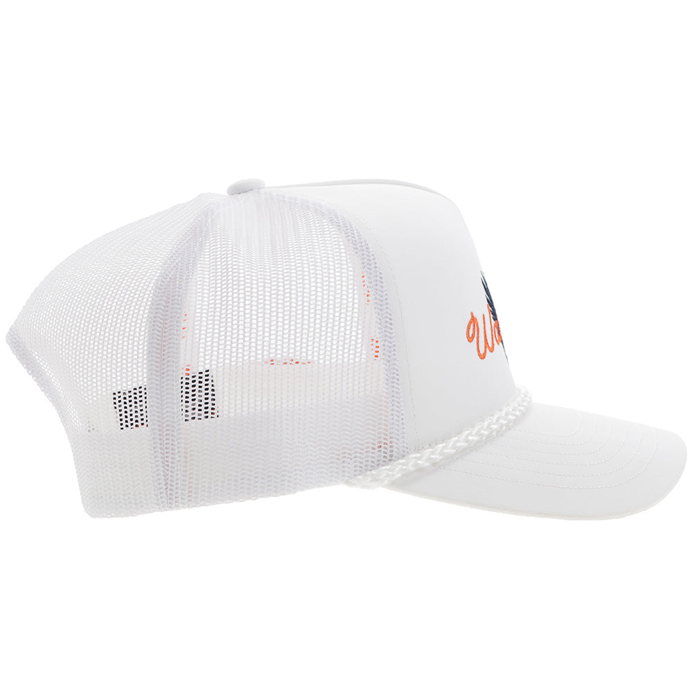 right side of Auburn x Hooey white hat