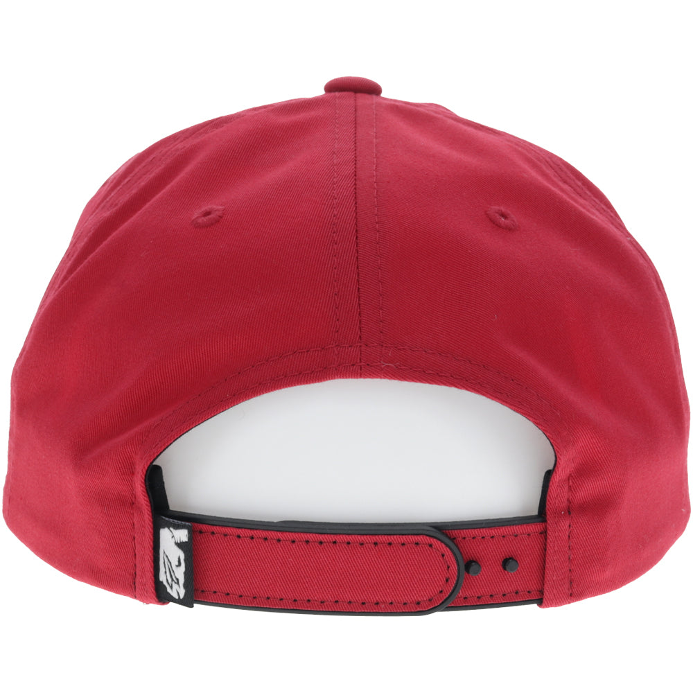 Bad Company 5 Panel Full Surround Hat Red/Grey