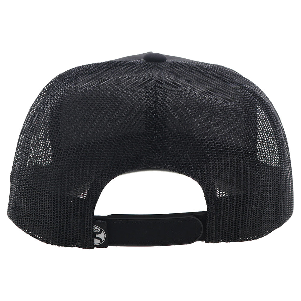 Bad Company 5 Panel Trucker Snapback Hat Black/Green