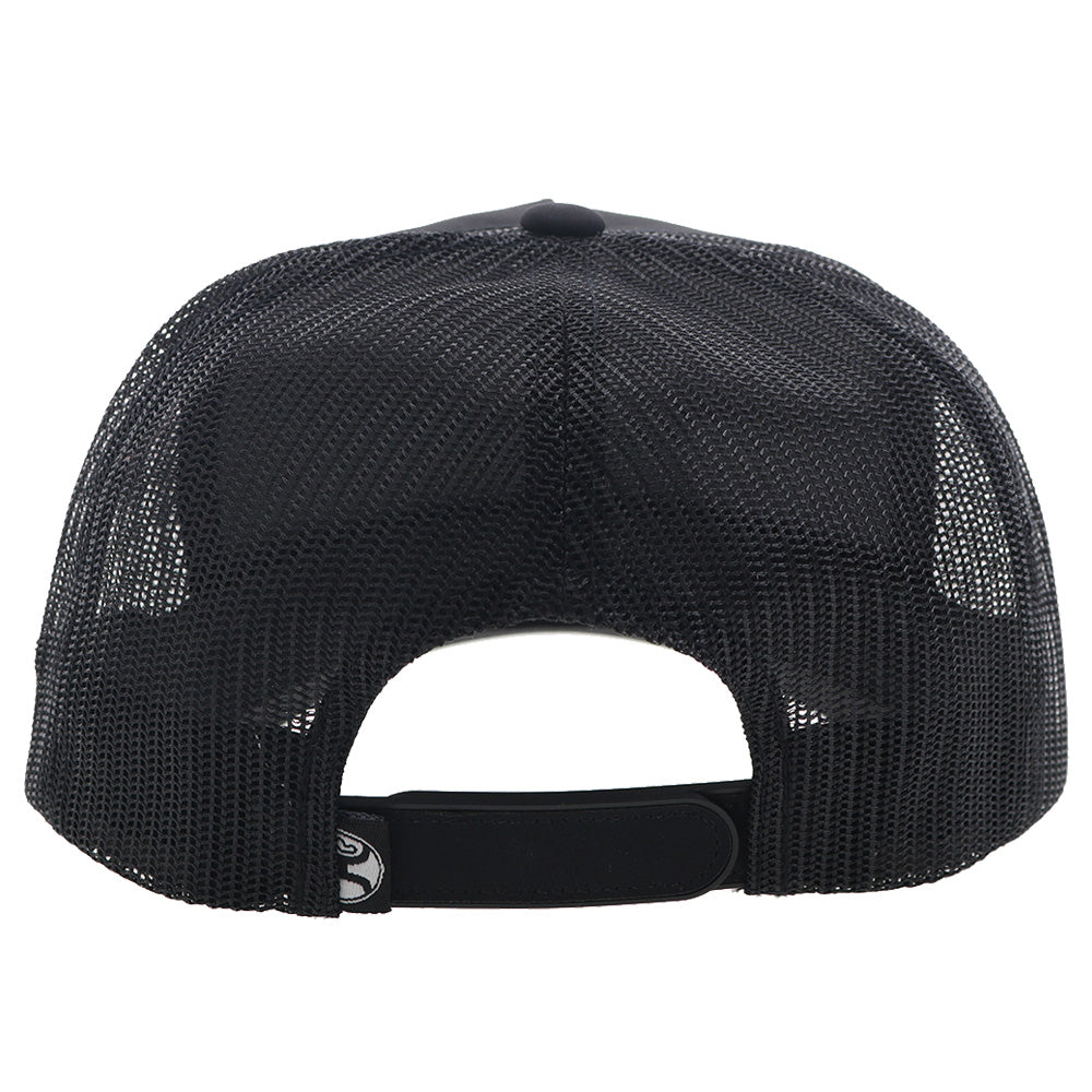 Bad Company 5 Panel Trucker Snapback Hat Black/Pink