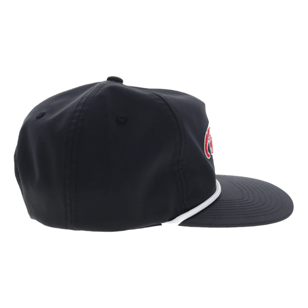 Bad Company 5 Panel Full Surround Hat Black