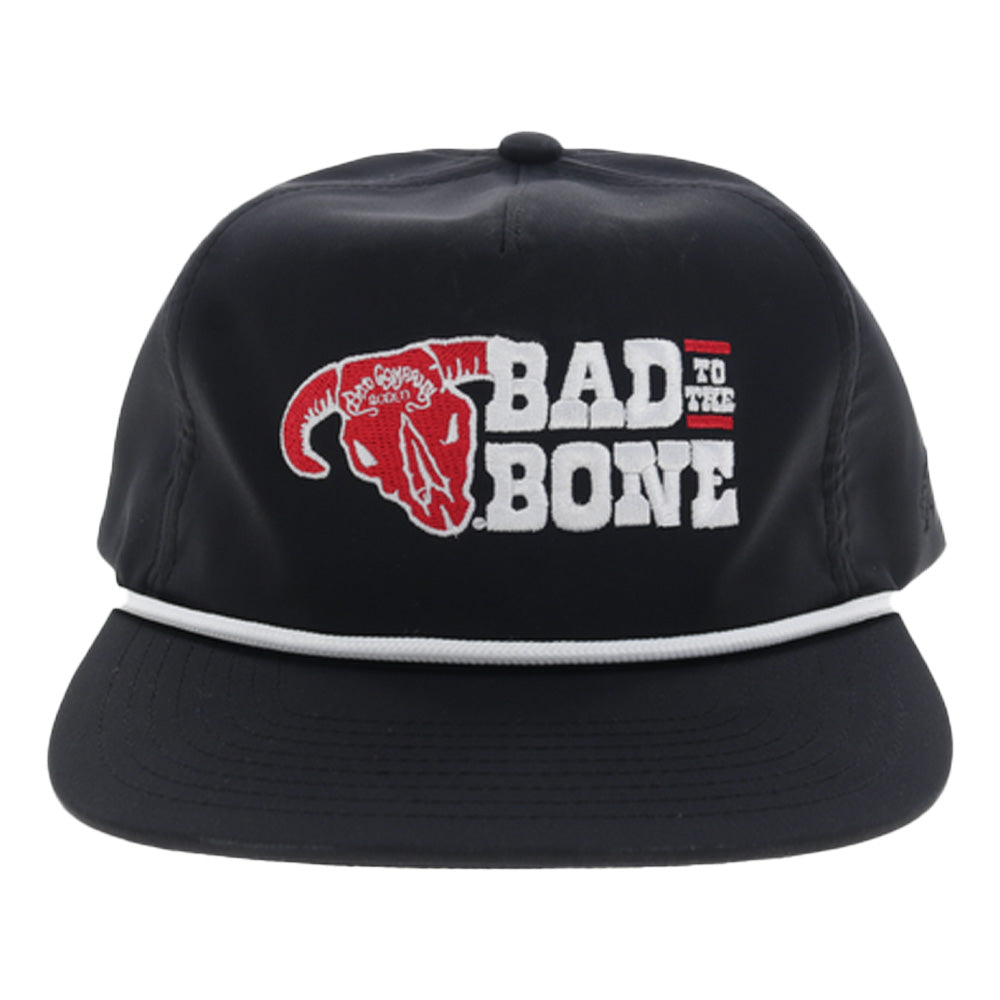 Bad Company 5 Panel Full Surround Hat Black