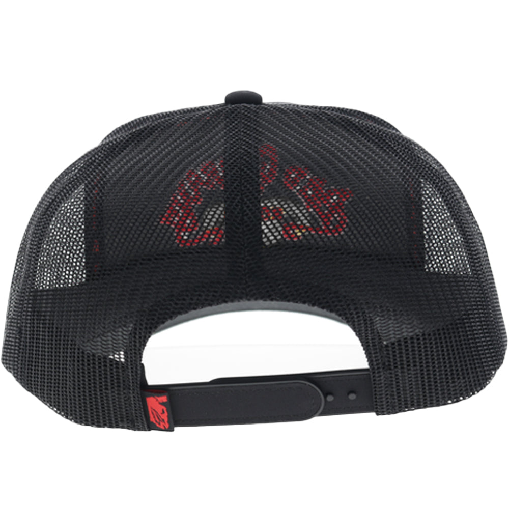 Bad Company 5 Panel Trucker Snapback Hat Black
