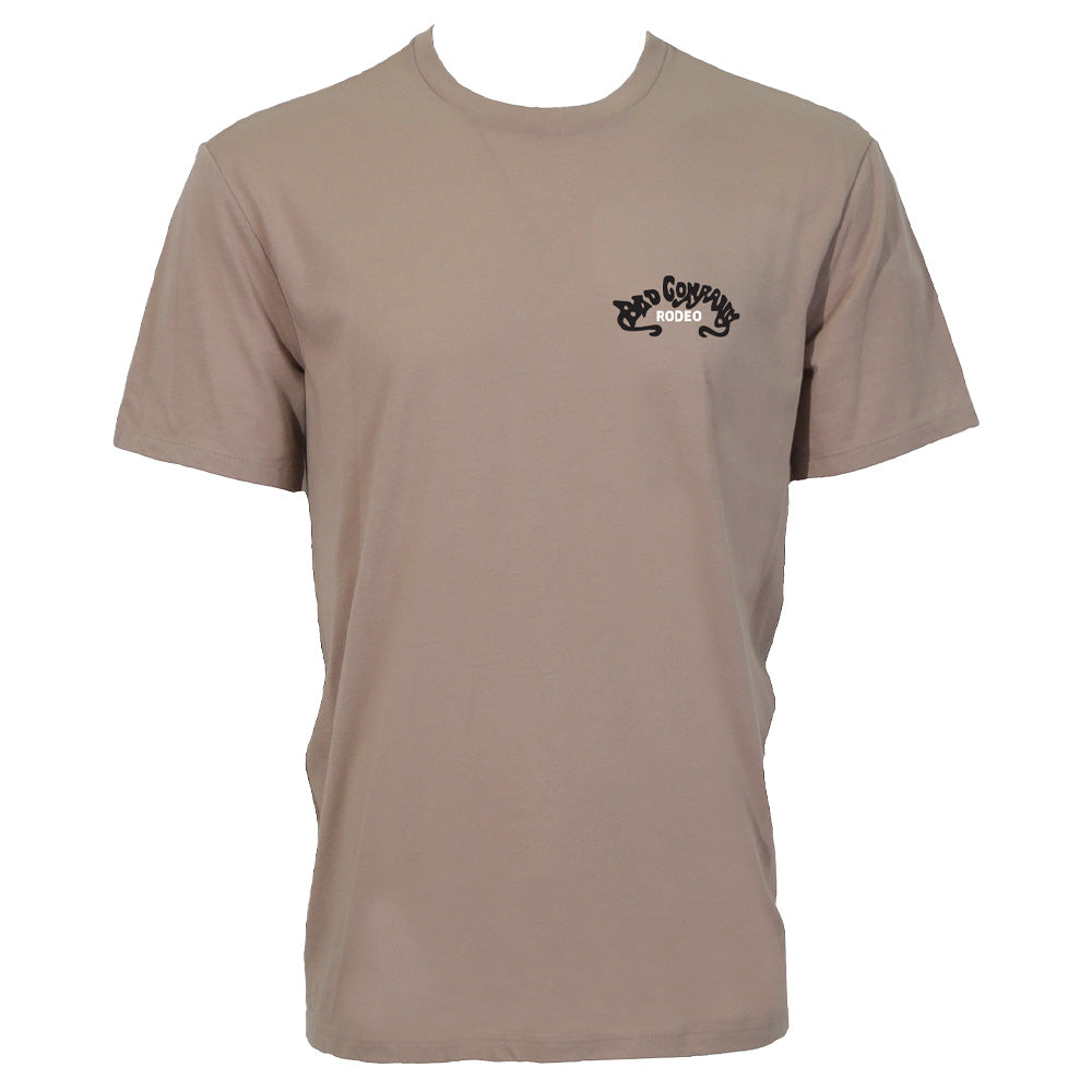 Bad Company T-shirt Tan w/Black & White Logo