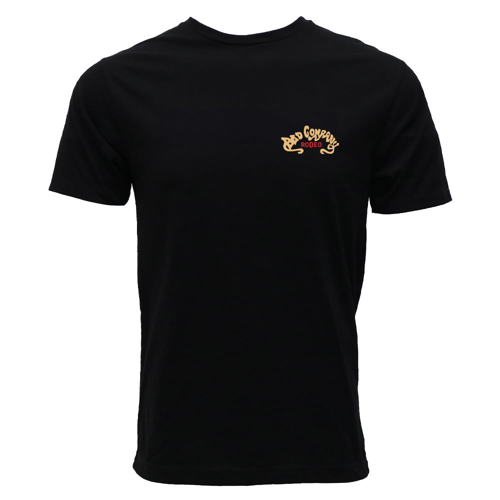 Bad Company T-shirt Black w/Multi-Color Logo