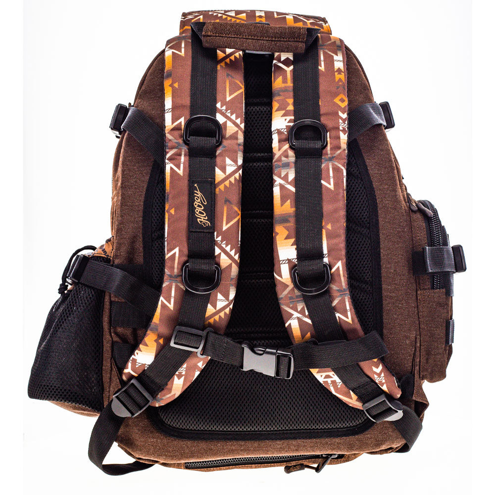 "Mule" Brown/Black w/Aztec Hooey Backpack