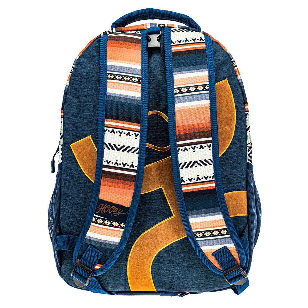 "Recess" Hooey Backpack Navy Blue w/Serape