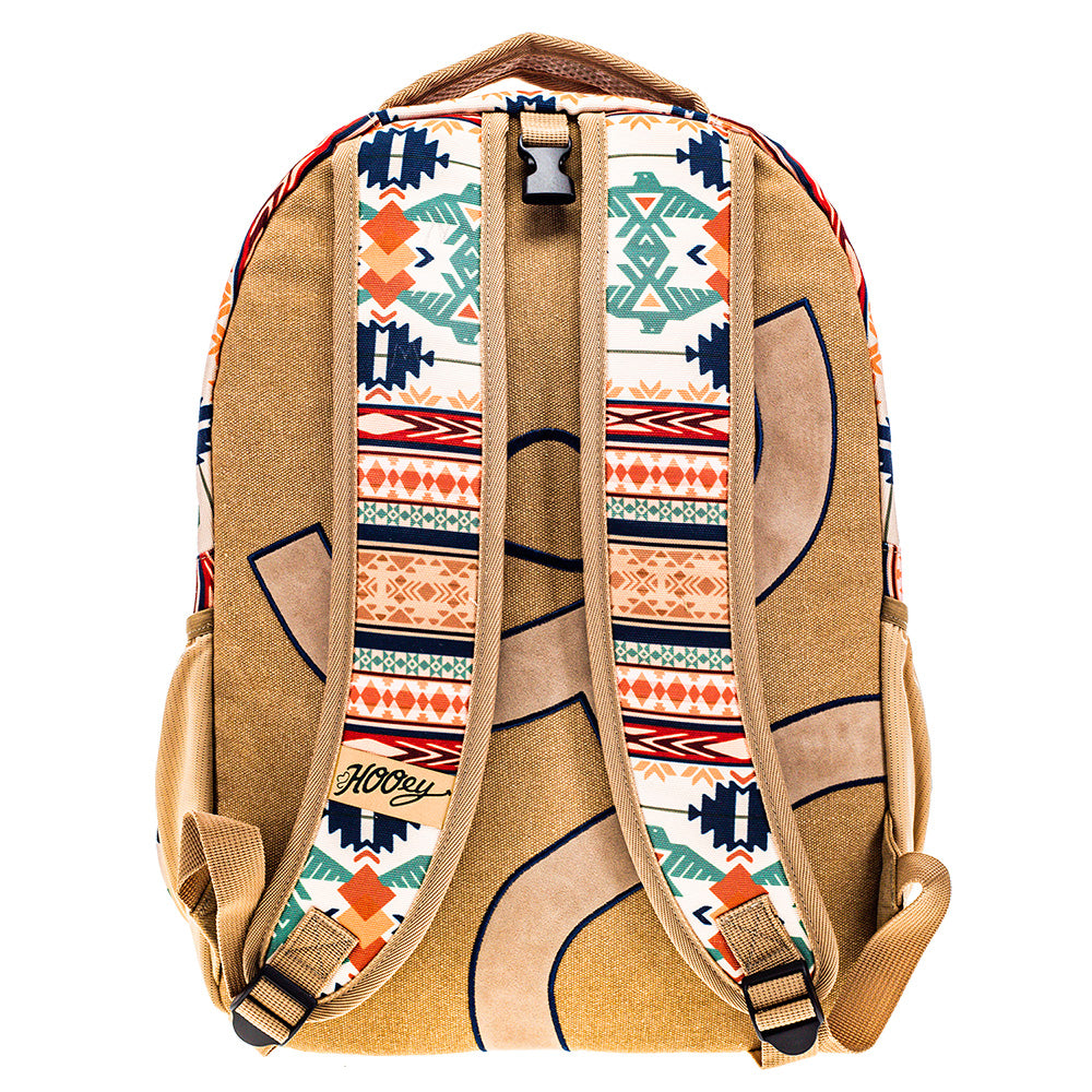 "Recess" Hooey Backpack Tan w/Thunderbird Pattern