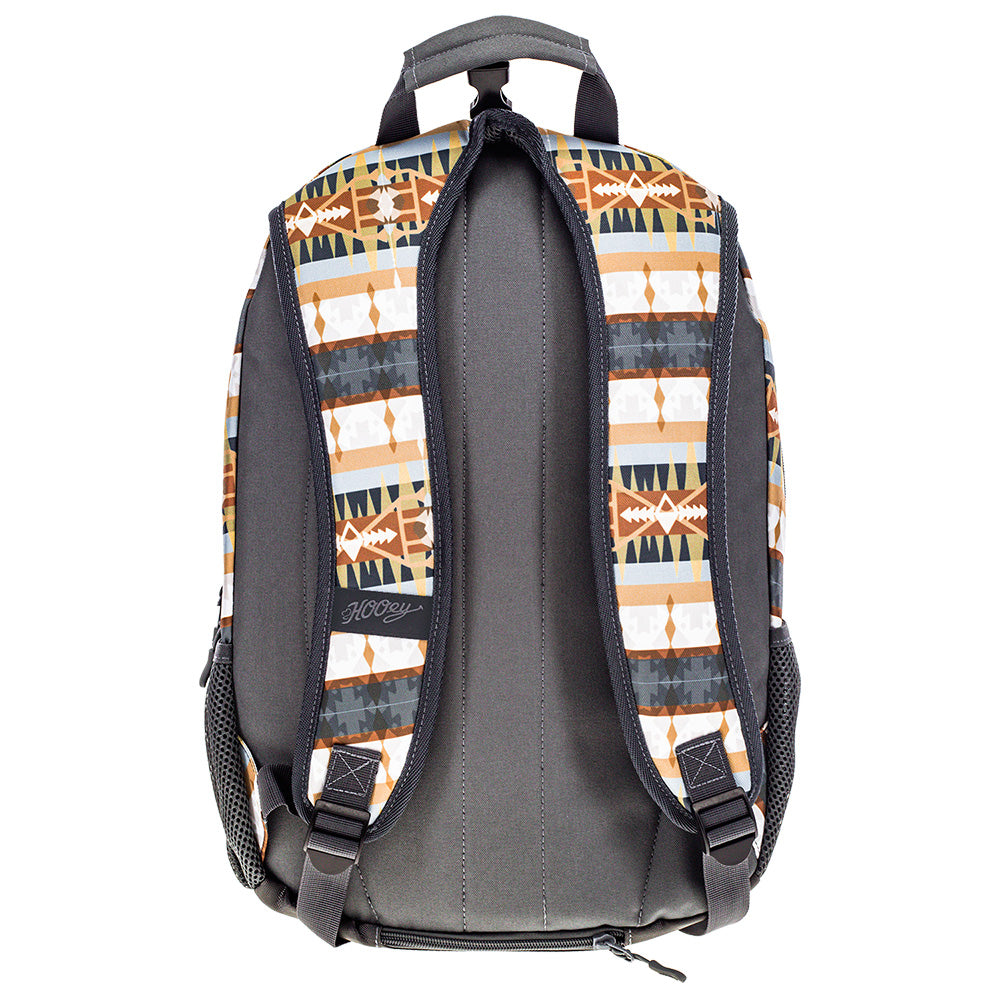 "Rockstar" Hooey Backpack Grey/Tan w/ Aztec Print