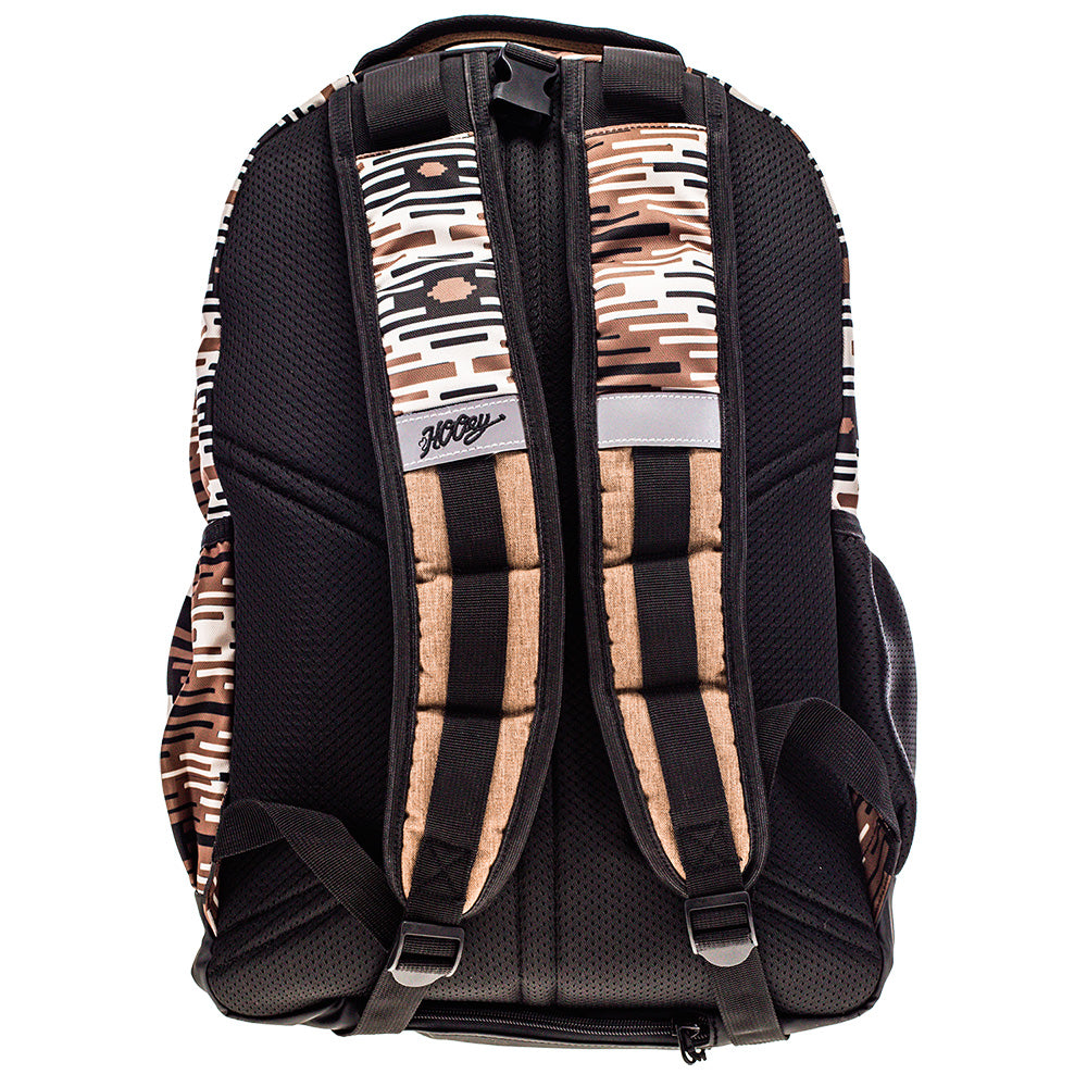 "Ox" Hooey Backpack Tan & Blue w/Aztec