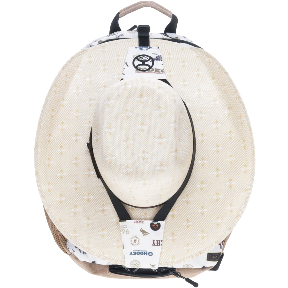 "Rockstar" Backpack Cream w/Rodeo Print