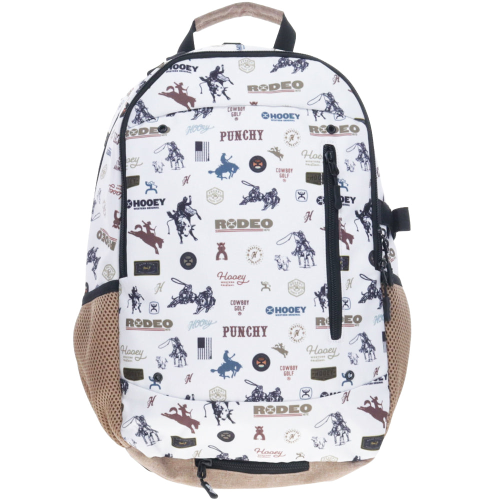 "Rockstar" Backpack Cream w/Rodeo Print