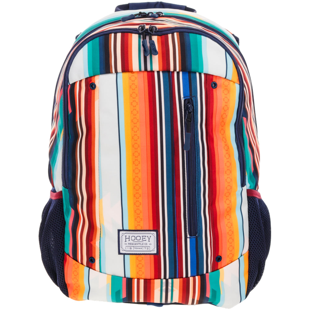 "Rockstar" Backpack Multi-color Serape/Navy