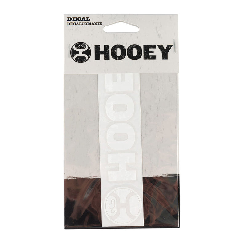 White Hooey logo sticker in the packaging 