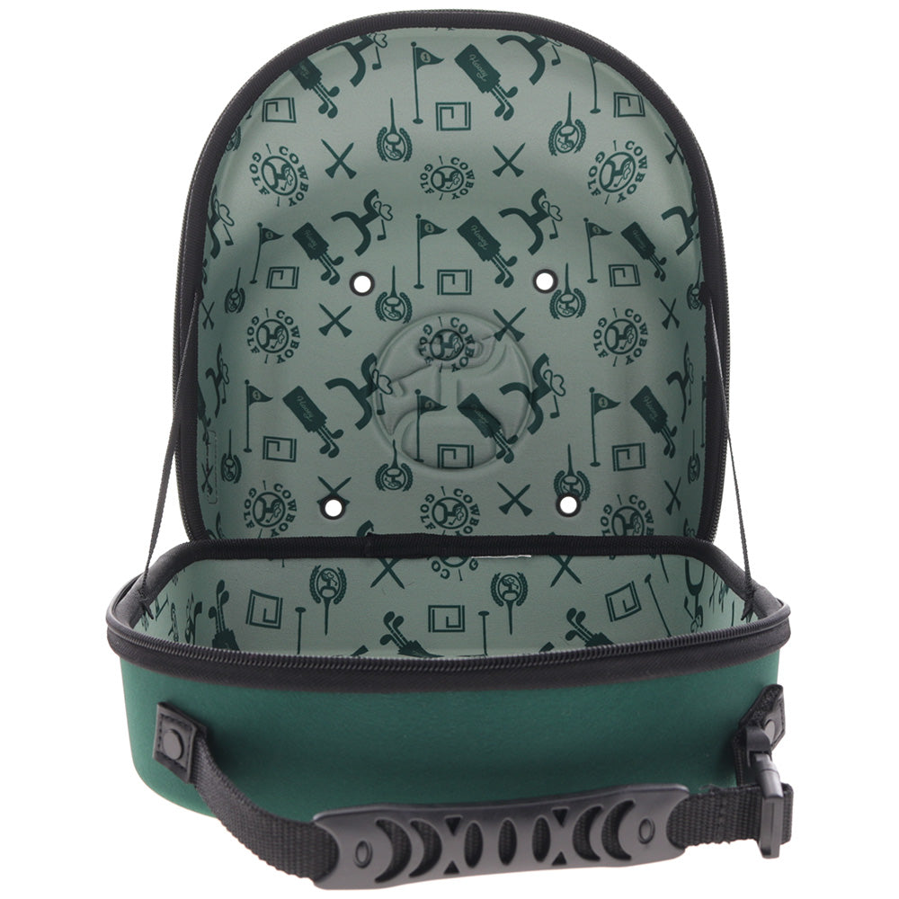 Large Cap Carrier - Green w/Hooey Golf Logo
