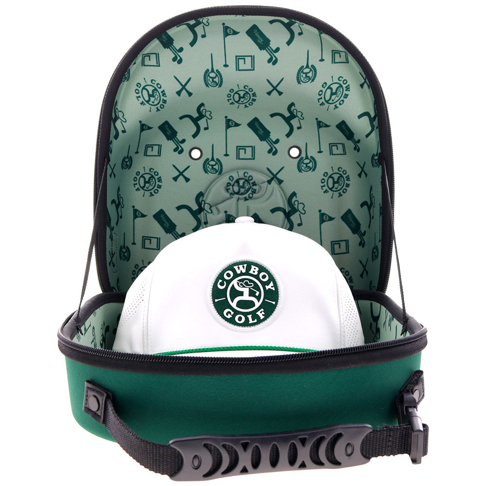 Large Cap Carrier - Green w/Hooey Golf Logo
