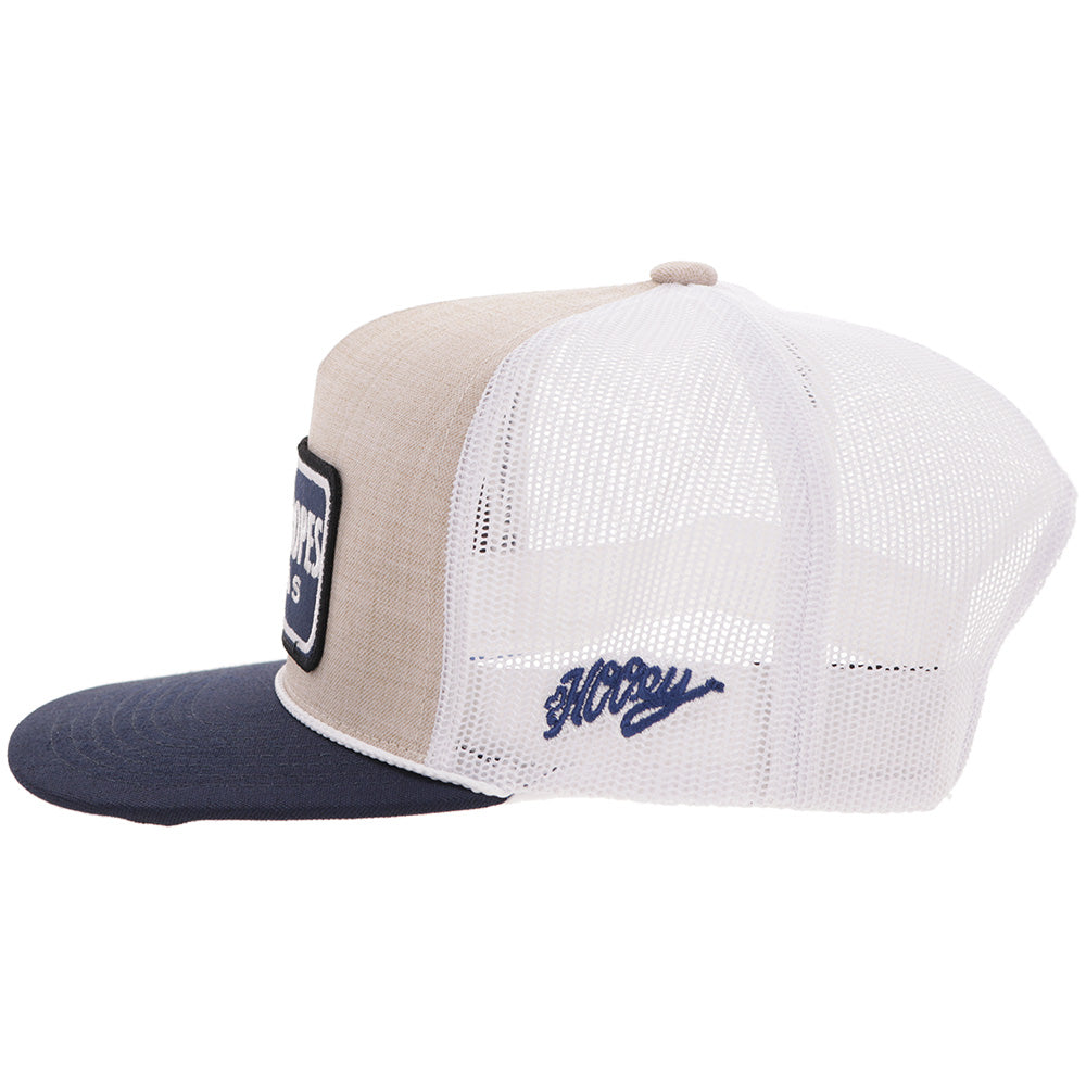 "CR124" Cactus Ropes Hat Cream/Blue