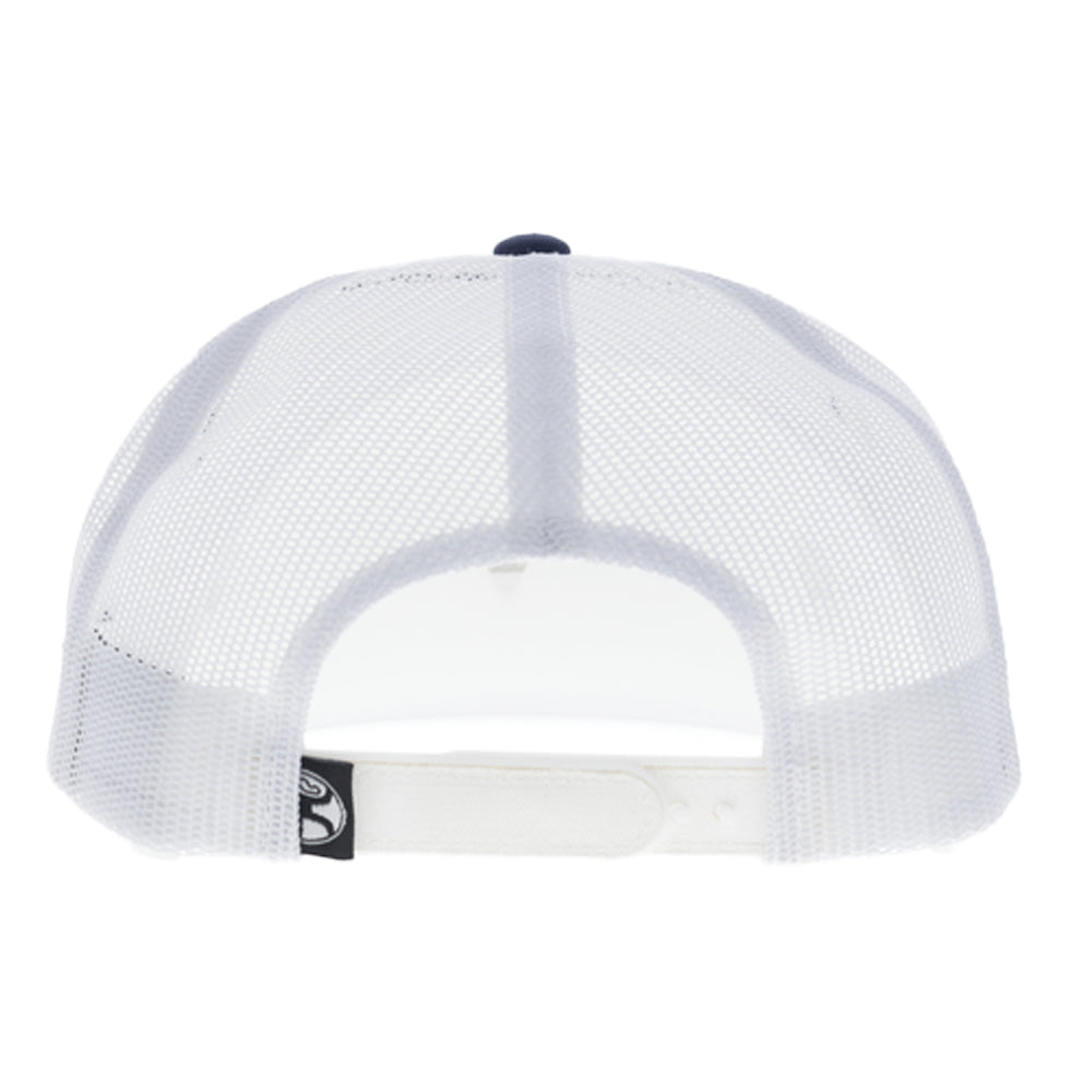 CR129 Cactus Ropes 5-Panel Trucker Snapback Hat White/Navy