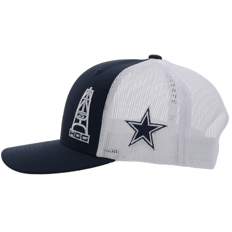 "Dallas Cowboys"  HOG Hat Navy/White w/Cowboys Logo